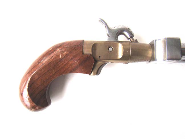 A Three Barreled 'DUCK FOOT' Percussion Pistol   — image 5